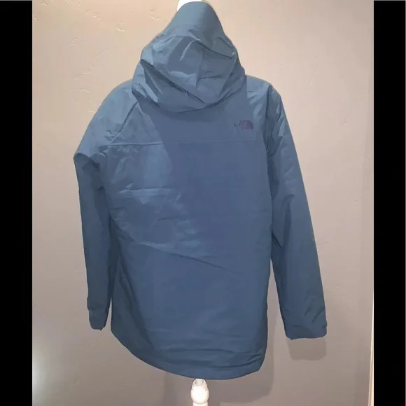 The North Face Woman Carto TriClimate Waterproof 3-in-1 Jacket Monterey Blue NWT